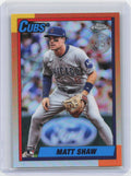 2025 Topps Chrome Update #90CU-20 Matt Shaw 1990 Topps Chrome
