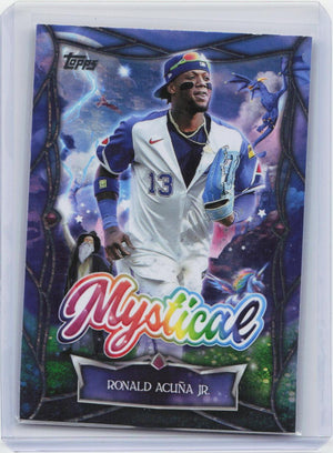 2025 Topps Update #MYS-11 Ronald Acuña Jr. Mystical