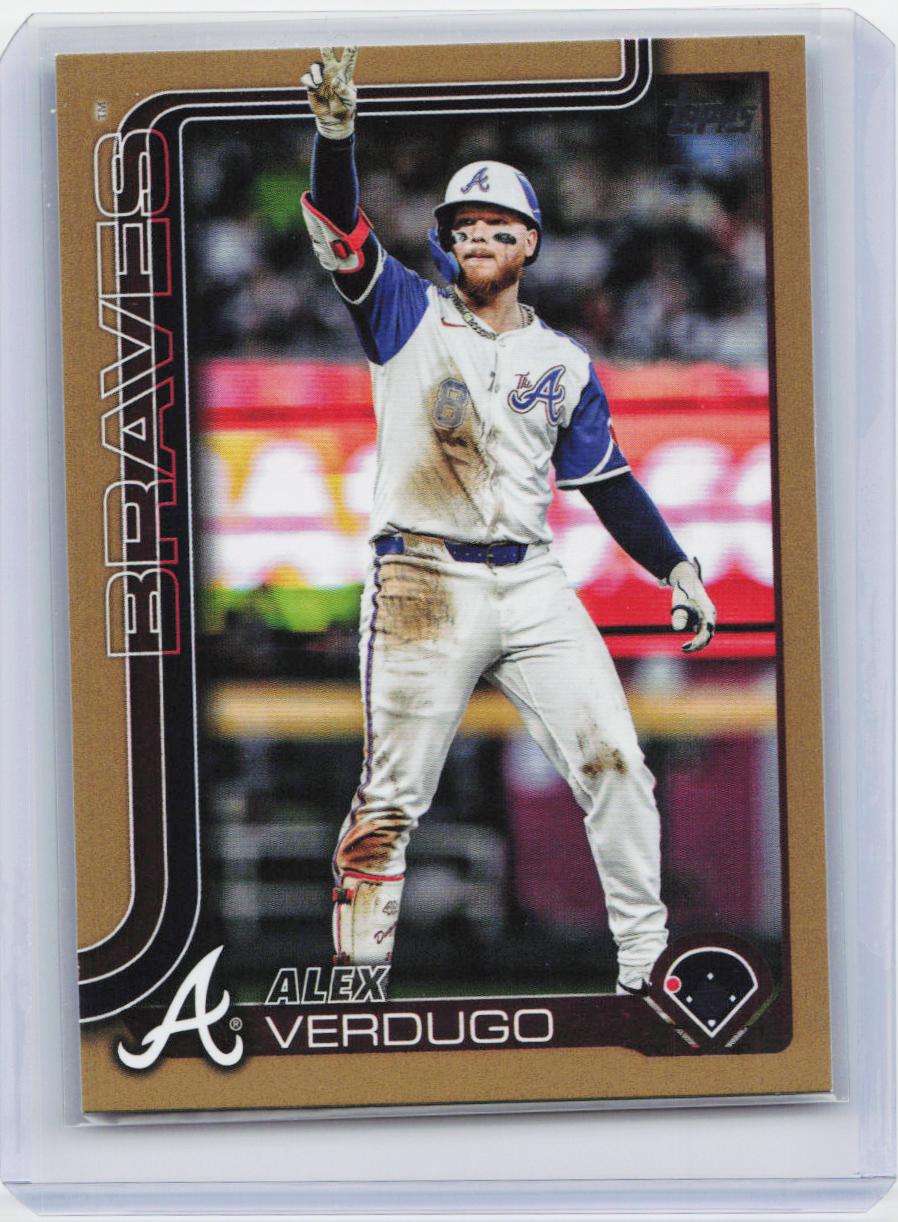 2025 Topps Update #US4 Alex Verdugo Gold #/2025