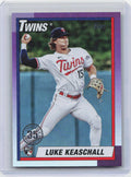 2025 Topps Update #U90-1 Luke Keaschall 1990 Topps Baseball 35th Anniversary