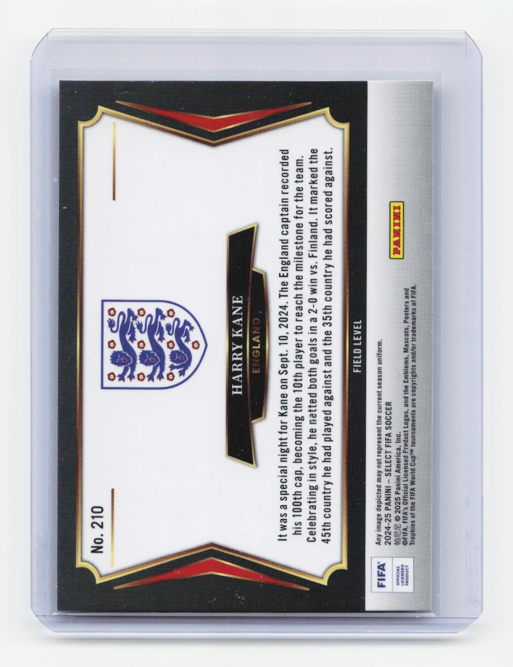 2024-25 Panini Select FIFA #210 Harry Kane