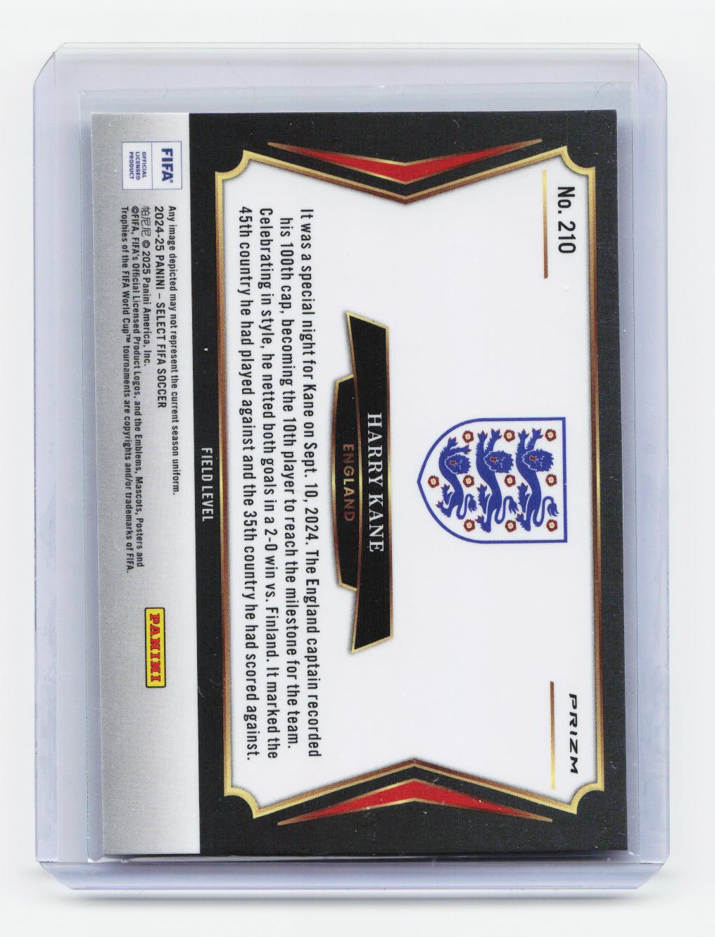2024-25 Panini Select FIFA #210 Harry Kane Pandora