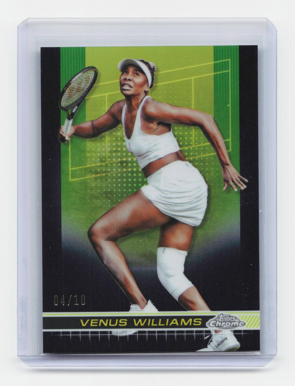 2024 Topps Chrome #200 Venus Williams Black Refractor #/10