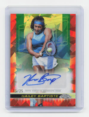 2024 Topps Chrome Sapphire #TCA-HBE Hailey Baptiste Autographs Orange /25