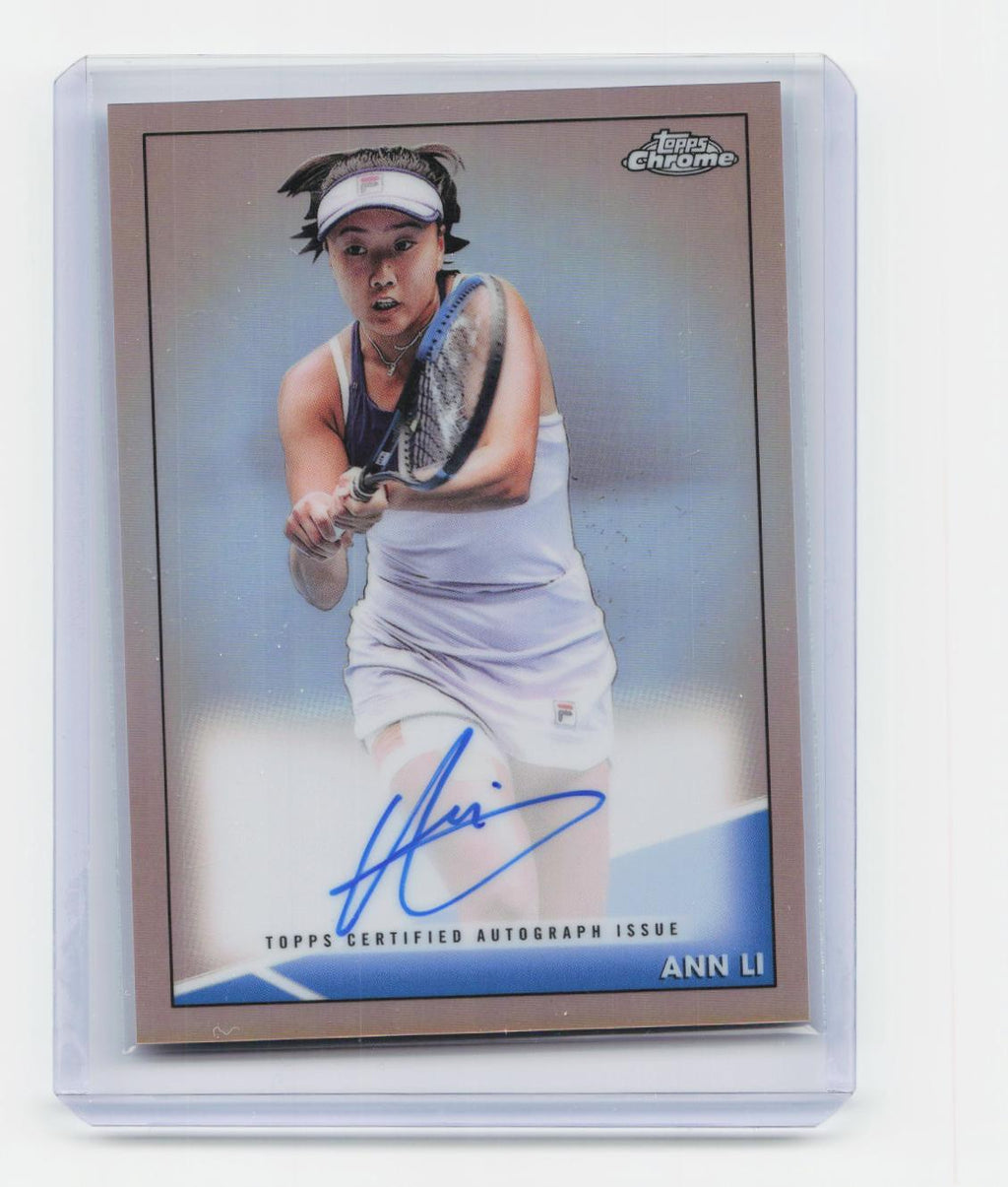 2021 Topps Chrome #CA-AL Ann Li Chrome Autographs