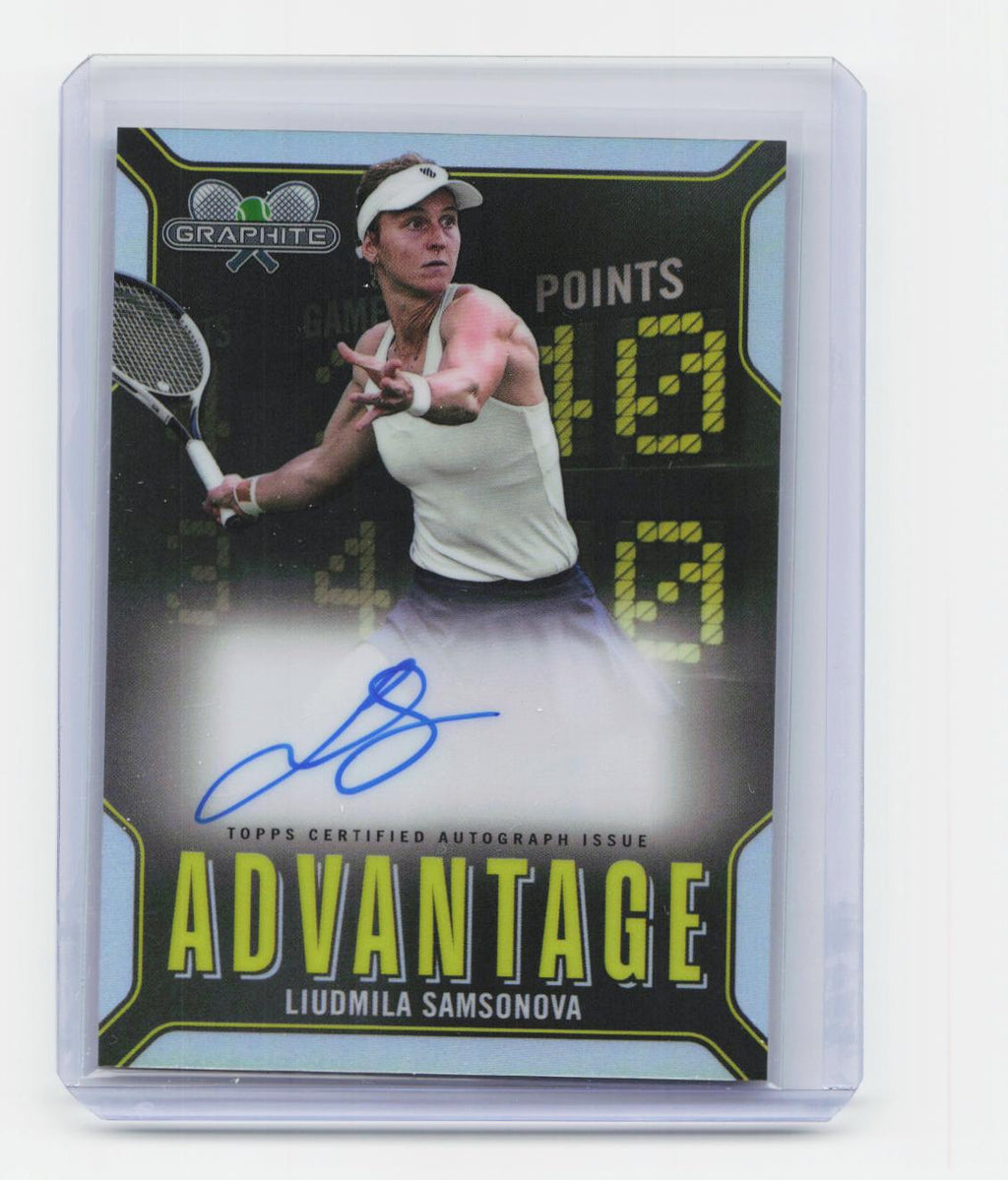 2024 Topps Graphite #AA-LS Liudmila Samsonova Advantage Autographs