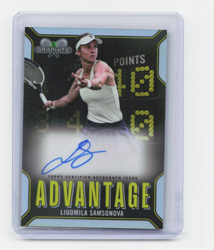 2024 Topps Graphite #AA-LS Liudmila Samsonova Advantage Autographs