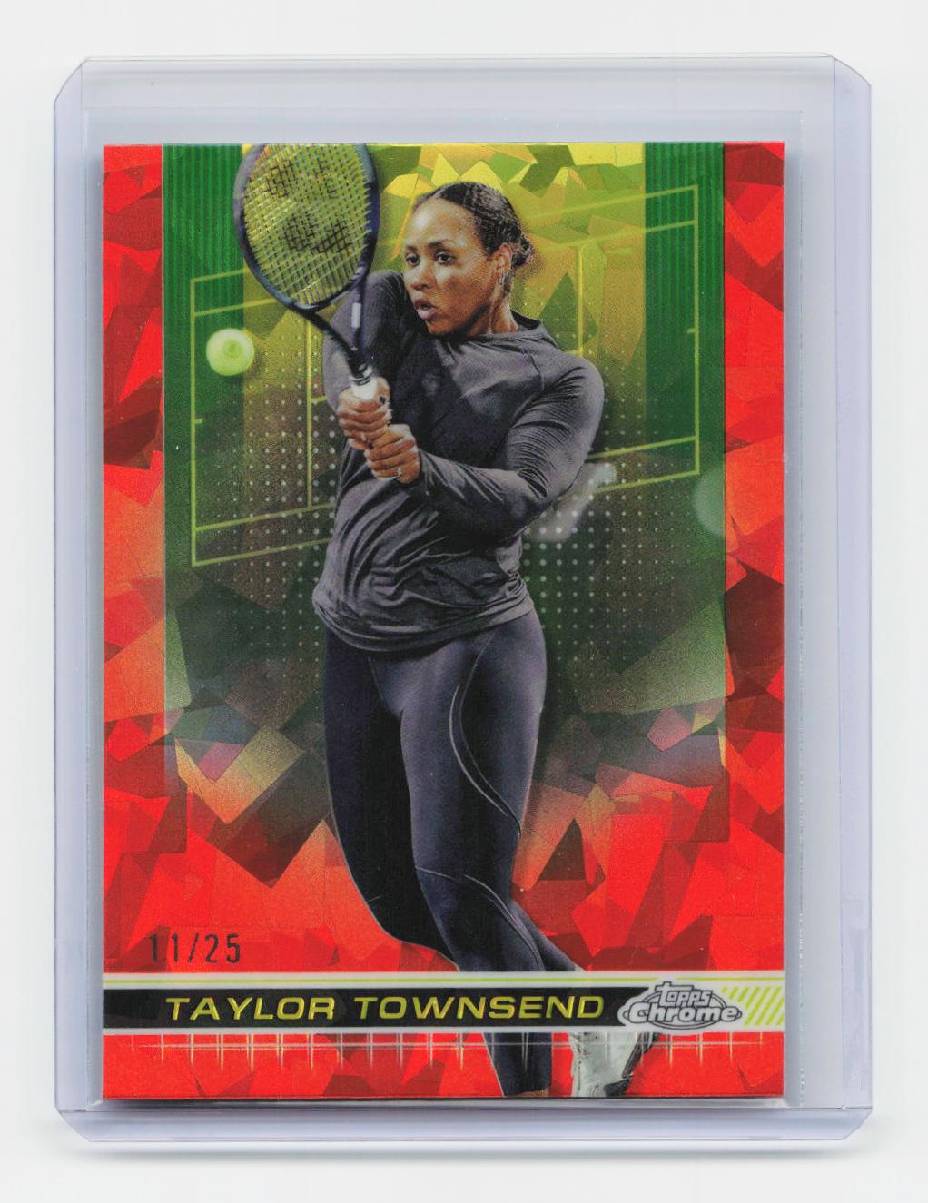 2024 Topps Chrome Sapphire Edition #85 Taylor Townsend Orange #/25