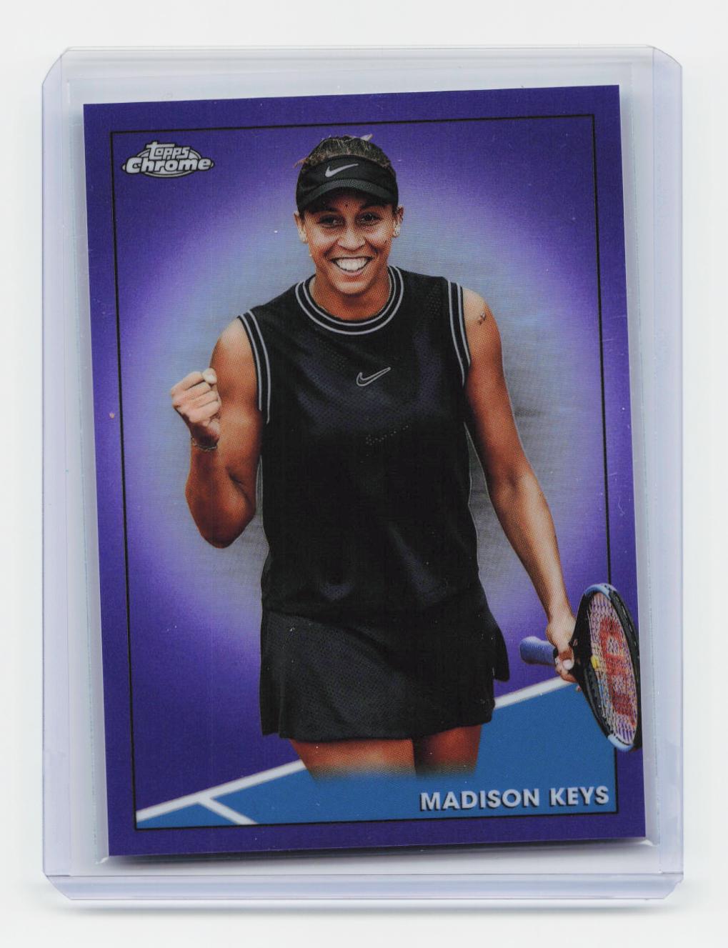 2021 Topps Chrome #34 Madison Keys Blue #/99