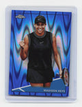 2021 Topps Chrome #34 Madison Keys Blue RayWave #/99