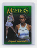 2024 Topps Graphite #MM-QZ Qinwen Zheng Match Masters Green Refractor #/75