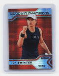 2023 Upper Deck Goodwin Champions #P34 Iga Swiatek Platinum Orange Prism #/499