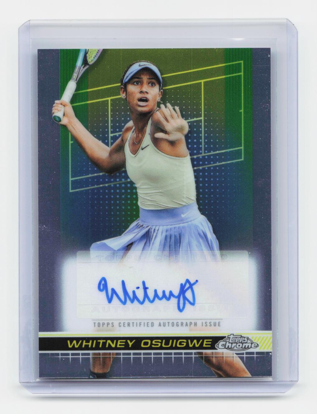 2024 Topps Chrome #TCA-WOE Whitney Osuigwe Autographs