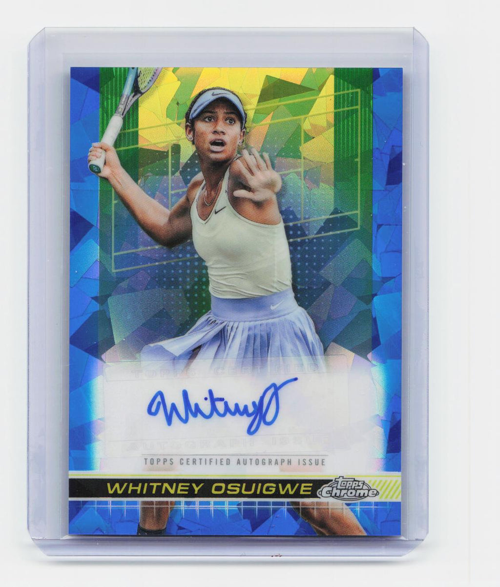 2024 Topps Chrome Sapphire Edition #TCA-WOE Whitney Osuigwe Autographs