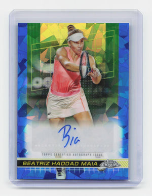 2024 Topps Chrome Sapphire Edition #TCA-BHM Beatriz Haddad Maia Autographs