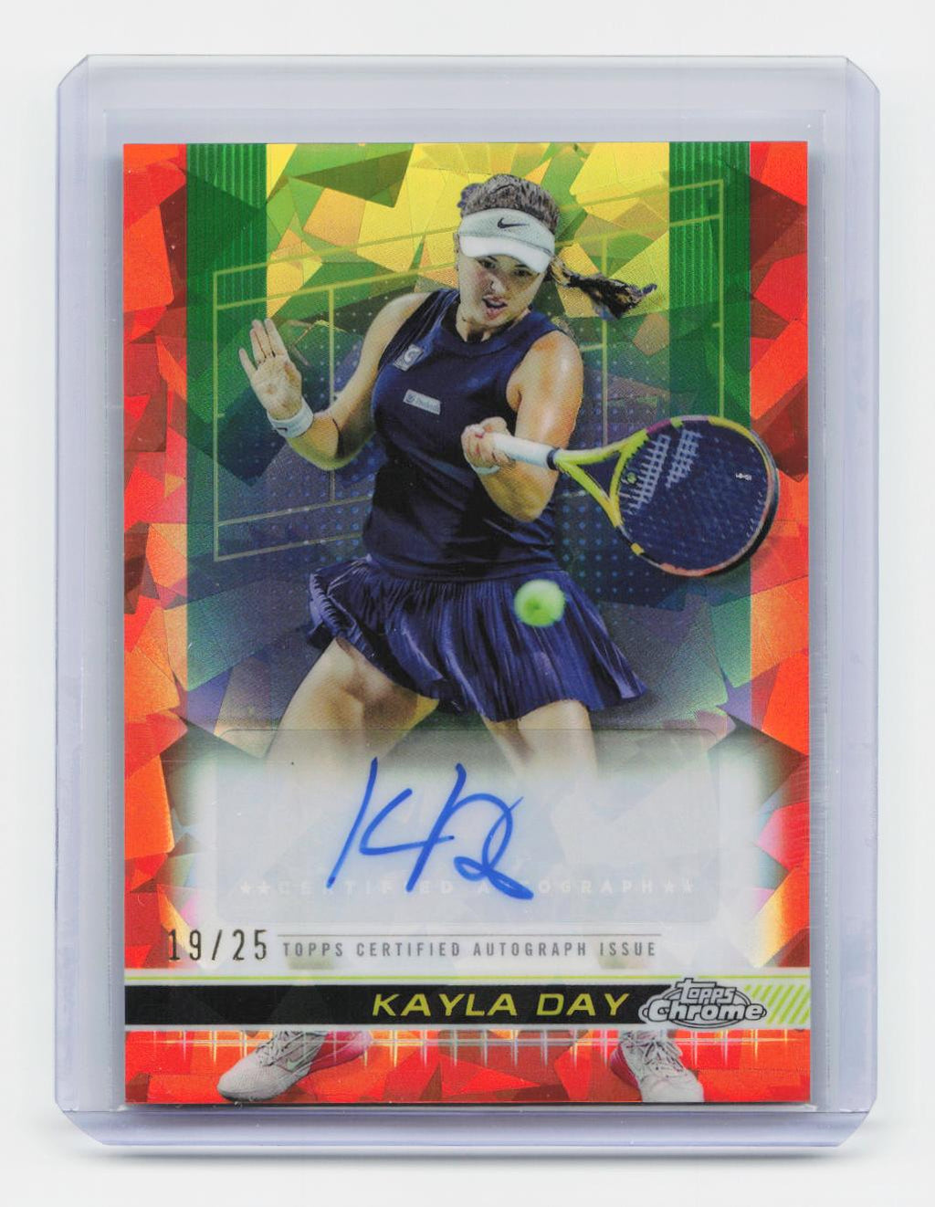 2024 Topps Chrome Sapphire Edition #TCA-KDY Kayla Day Autographs Orange #/25