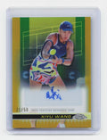 2024 Topps Chrome #TCA-XWG Xiyu Wang Autographs Gold Refractor /50