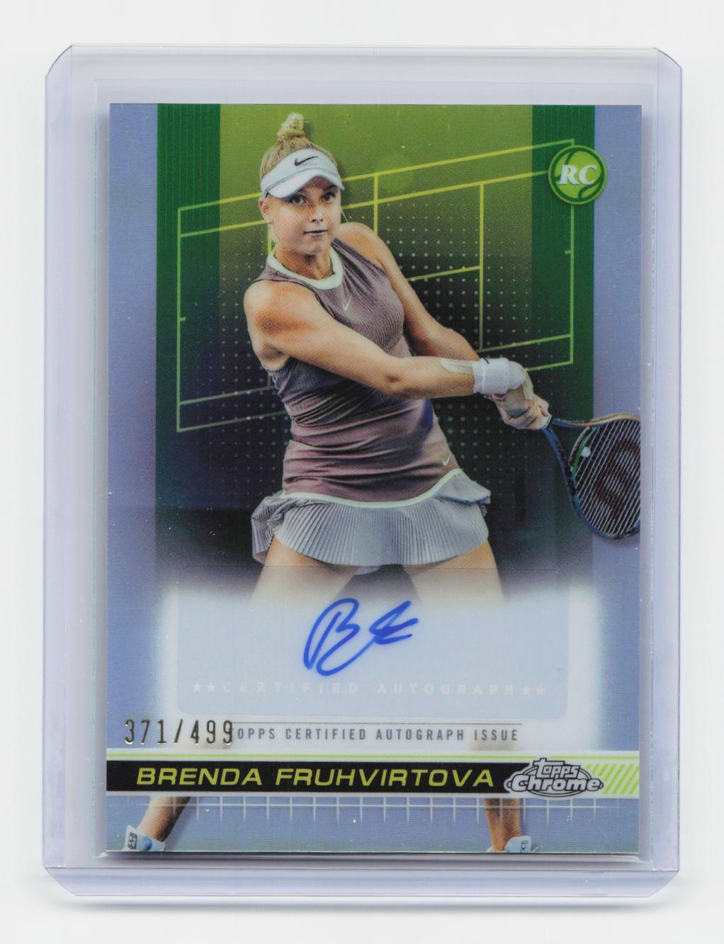 2024 Topps Chrome #TCA-BFA Brenda Fruhvirtova Autographs Refractor #/499