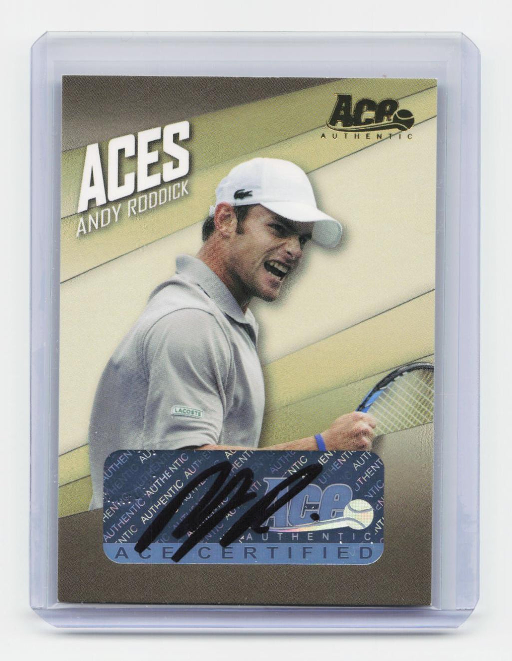 2007 Ace Authentic Straight Sets #AC-4 Andy Roddick Aces Autographs #/125