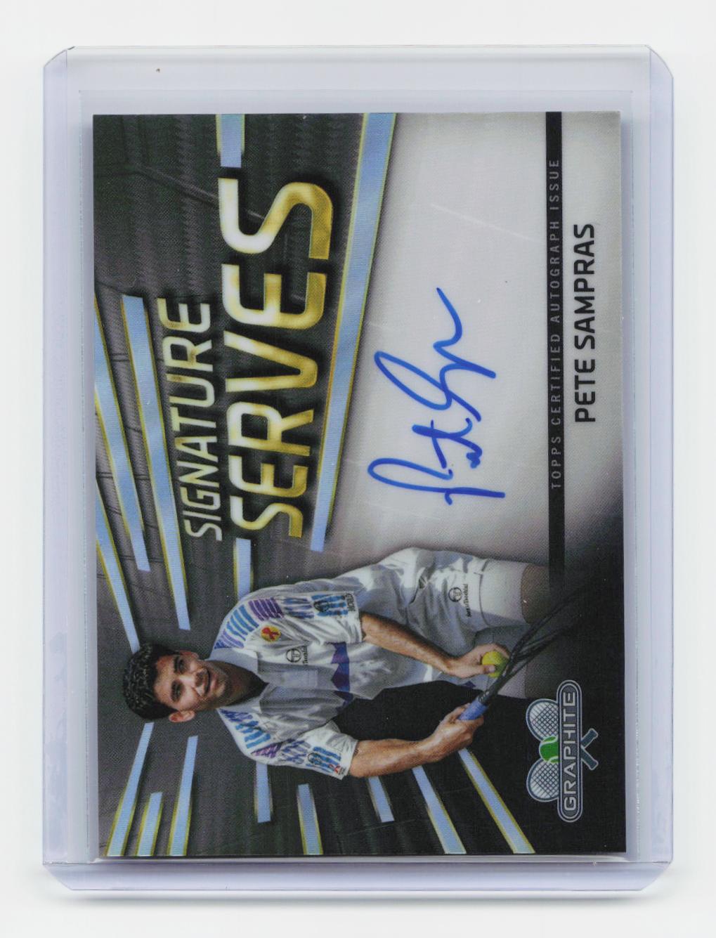 2024 Topps Graphite #SS-PS Pete Sampras Signature Serves