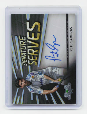 2024 Topps Graphite #SS-PS Pete Sampras Signature Serves