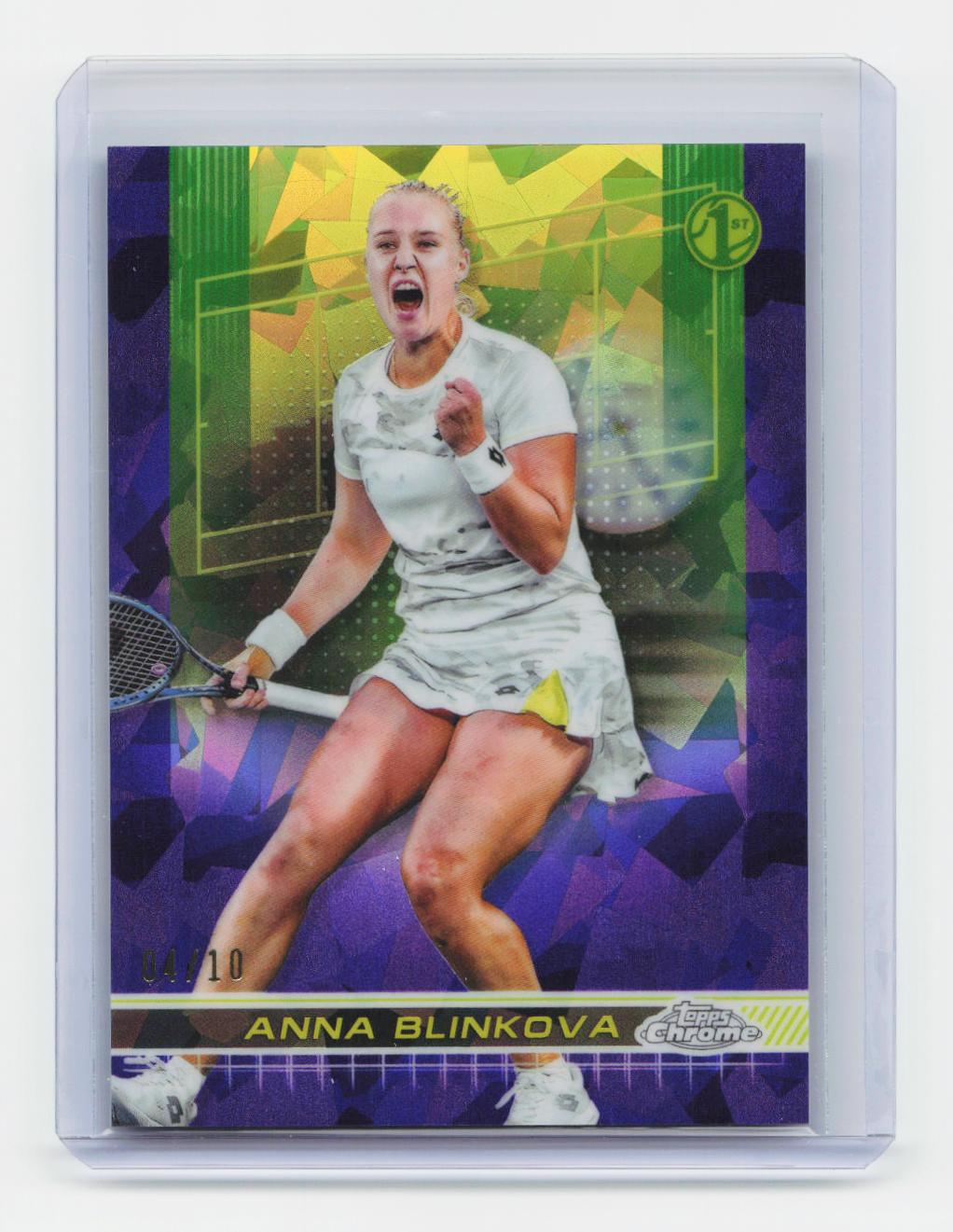 2024 Topps Chrome Sapphire Edition #143 Anna Blinkova Purple #/10