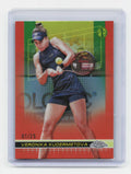 2024 Topps Chrome #6 Veronika Kudermetova Orange Refractor #/25