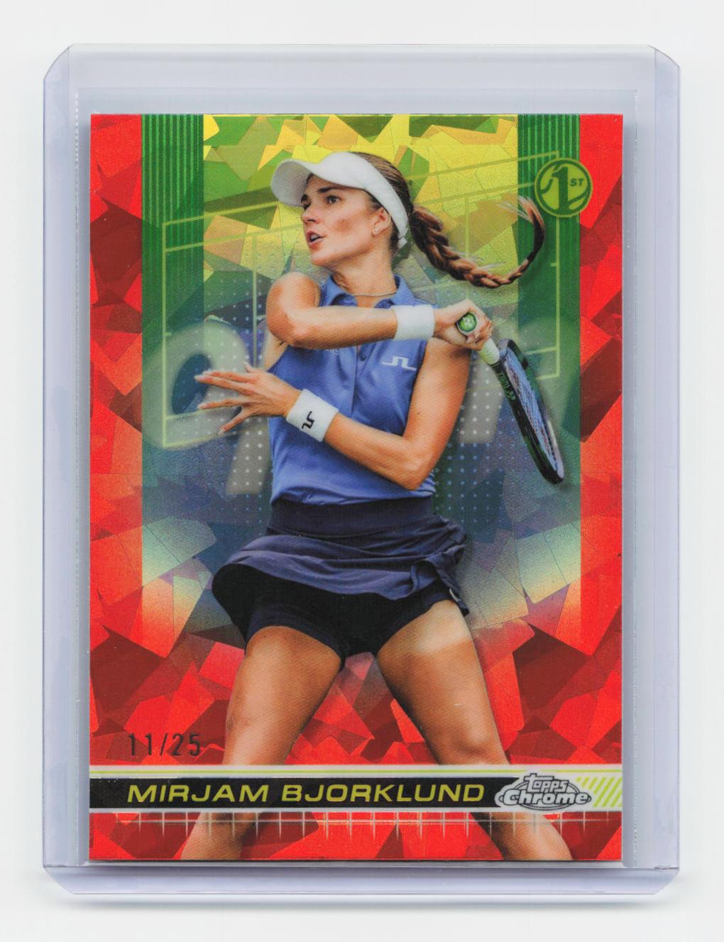2024 Topps Chrome Sapphire Edition #176 Mirjam Bjorklund Orange #/25