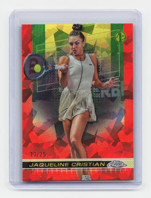 2024 Topps Chrome Sapphire Edition #144 Jaqueline Cristian Orange #/25