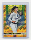 2024 Topps Chrome Sapphire Edition #33 Anna Kalinskaya Gold #/50