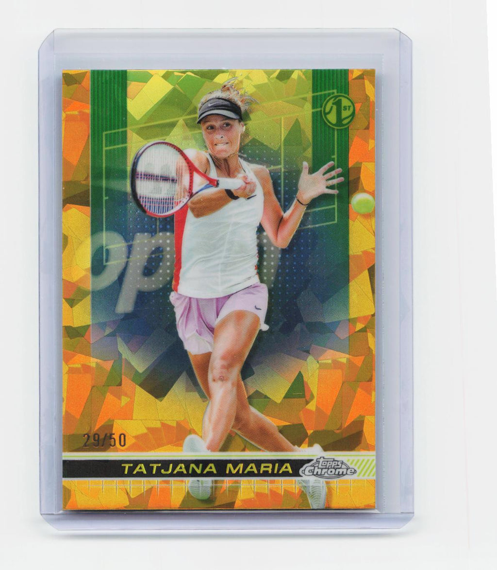 2024 Topps Chrome Sapphire Edition #3 Tatjana Maria Gold #/50