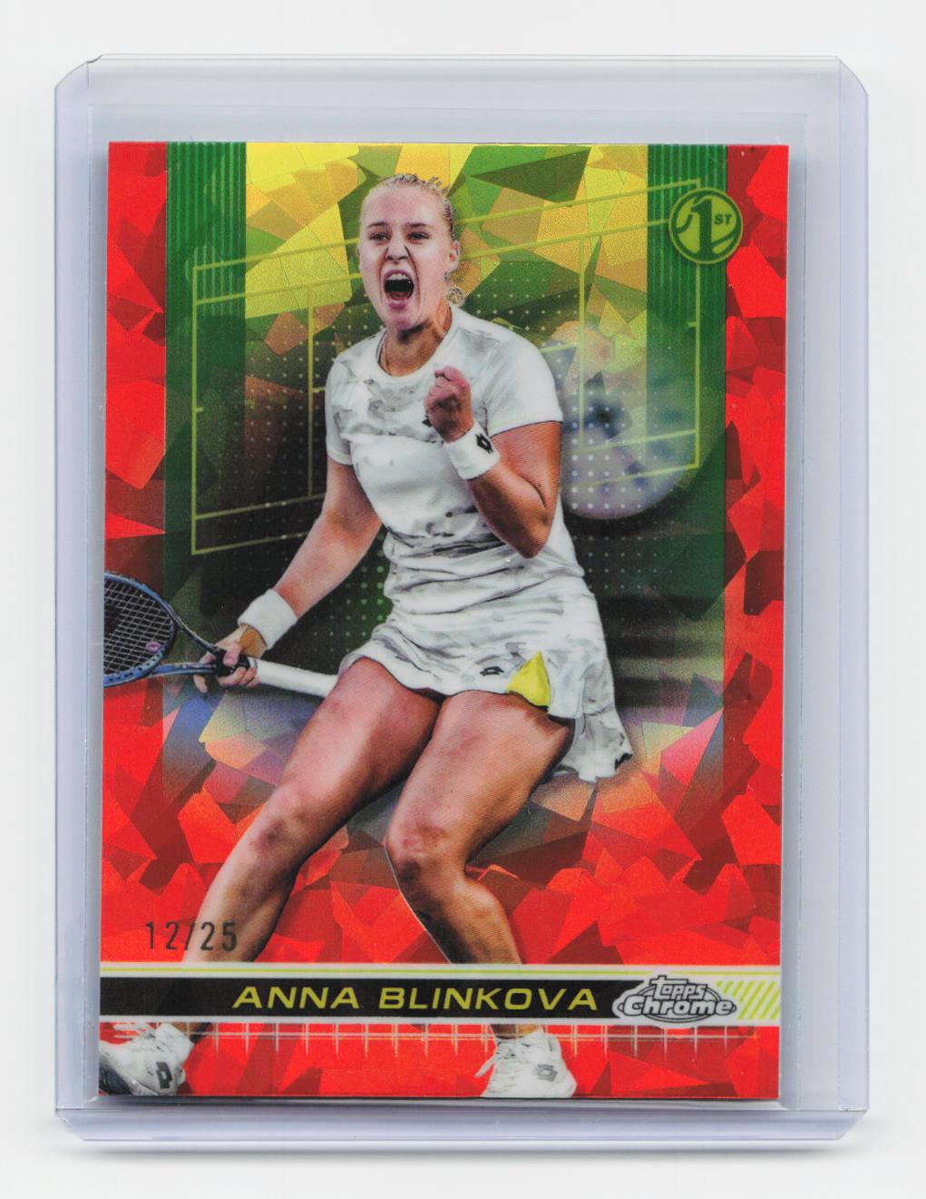 2024 Topps Chrome #143 Anna Blinkova Orange Refractor #/25