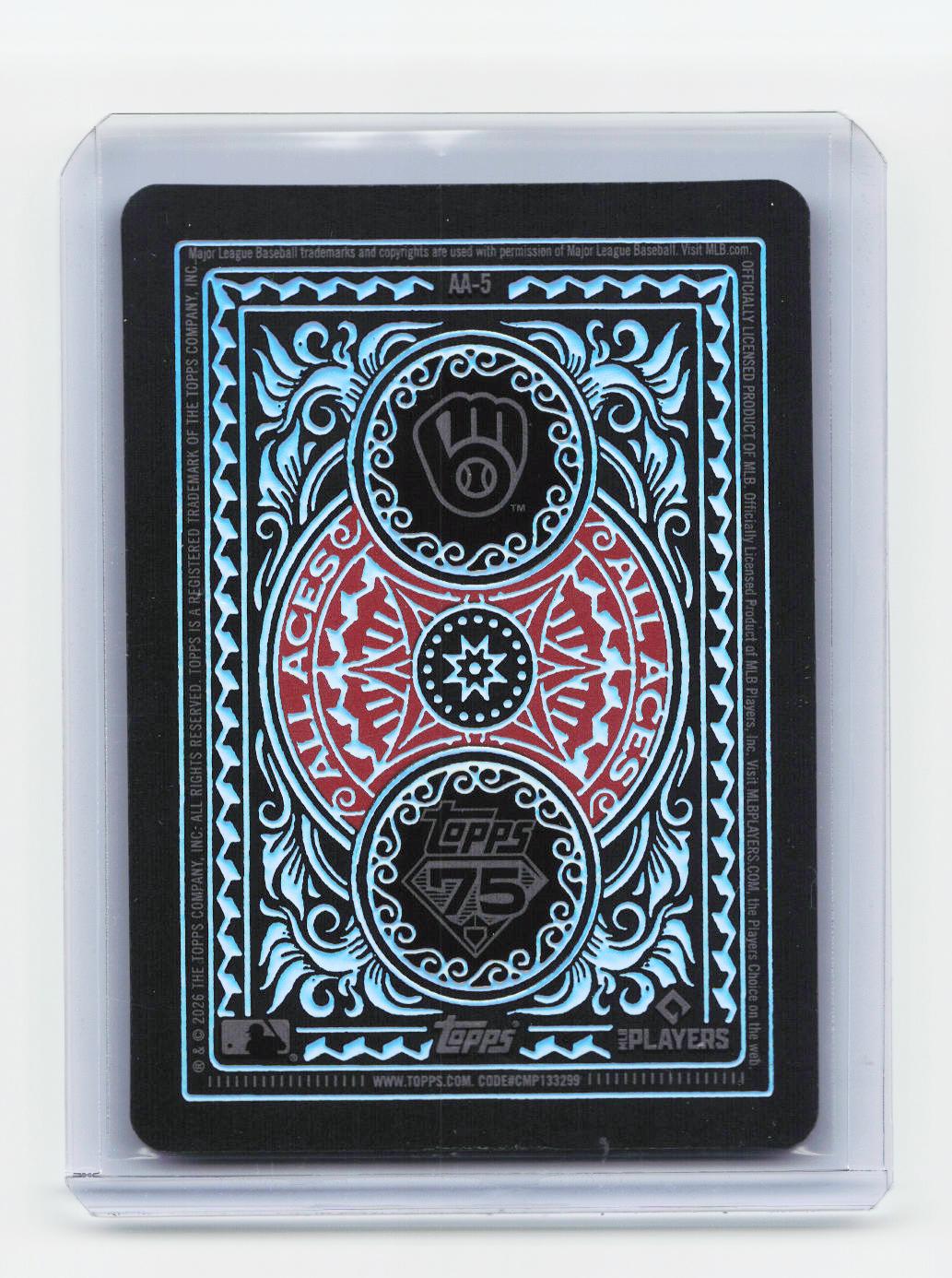 2026 Topps #AA-5 Jacob Misiorowski All Aces