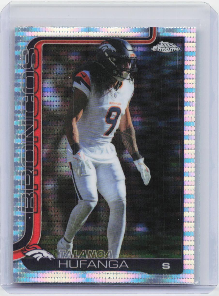 2025 Topps Chrome #94 Talanoa Hufanga Pulsar Refractor