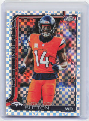 2025 Topps Chrome #86 Courtland Sutton X-Fractor