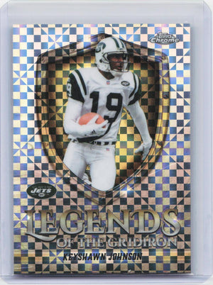 2025 Topps Chrome #LOG-23 Keyshawn Johnson Legends of the Gridiron X-Fractor