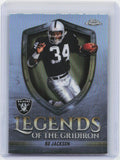 2025 Topps Chrome #LOG-17 Bo Jackson Legends of the Gridiron Refractor