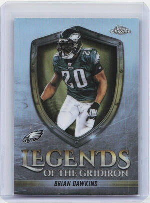 2025 Topps Chrome #LOG-38 Brian Dawkins Legends of the Gridiron Refractor