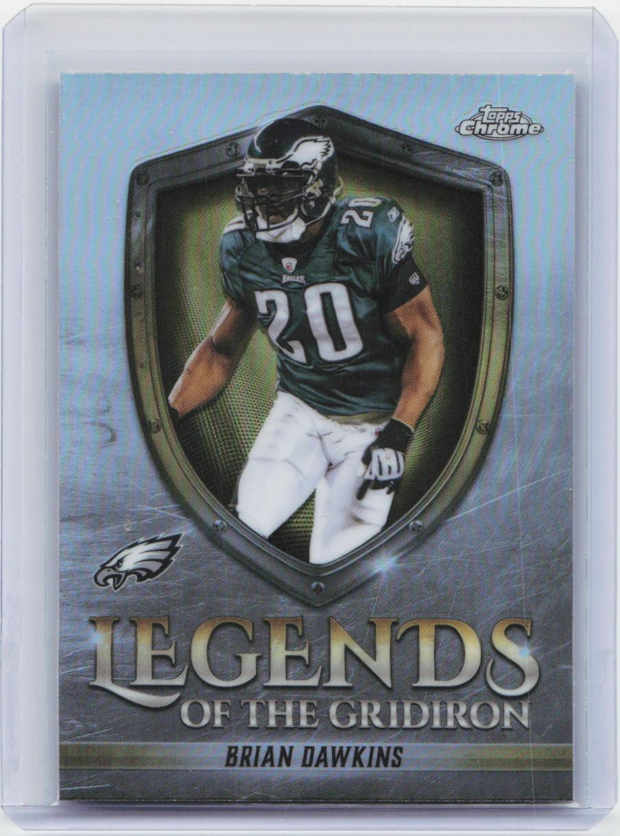 2025 Topps Chrome #LOG-38 Brian Dawkins Legends of the Gridiron Refractor