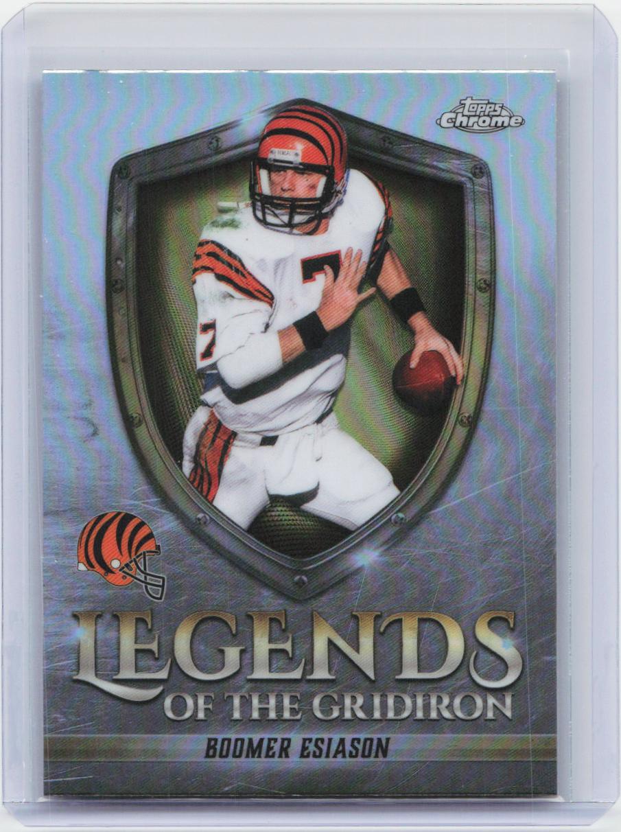 2025 Topps Chrome #LOG-6 Boomer Esiason Legends of the Gridiron Refractor