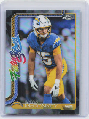 2025 Topps Chrome #FS-3 Ladd McConkey Future Stars Refractor