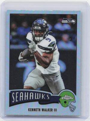 2025 Topps Chrome #1975-30 Kenneth Walker III 1975 Topps Refractor