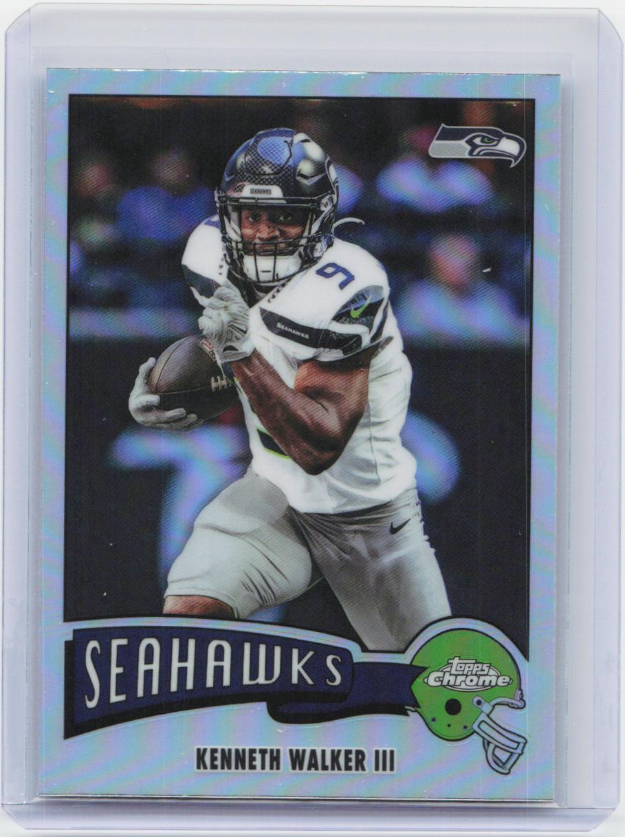 2025 Topps Chrome #1975-30 Kenneth Walker III 1975 Topps Refractor