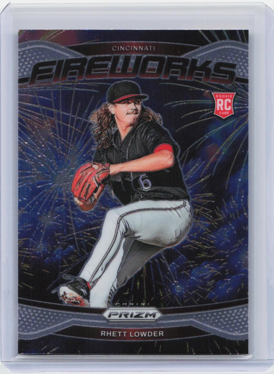 2025 Panini Prizm #12 Rhett Lowder Fireworks