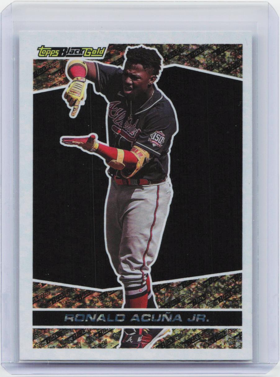 2021 Topps Update #BG-4 Ronald Acuña Jr. Topps Black Gold