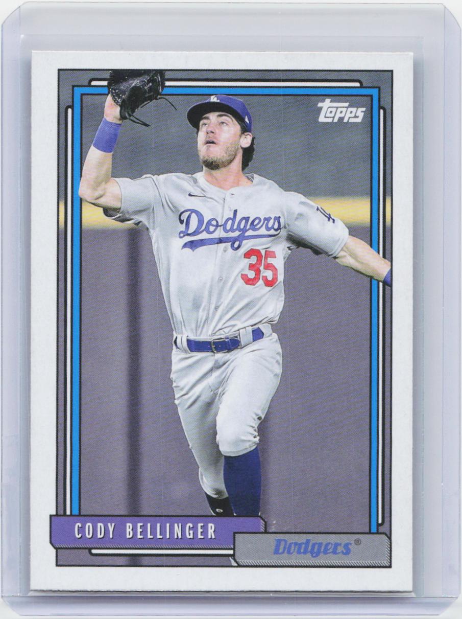 2021 Topps Update #T92-24 Cody Bellinger 1992 Topps Redux