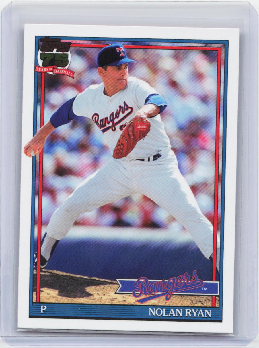 2026 Topps #T91-97 Nolan Ryan 1991 Topps Baseball 35th Anniversary (Series One)