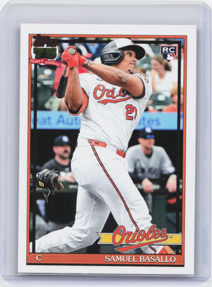 2026 Topps #T91-20 Samuel Basallo 1991 Topps Baseball 35th Anniversary