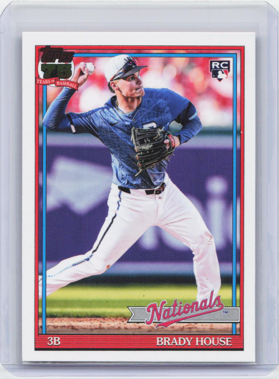 2026 Topps #T91-41 Brady House 1991 Topps Baseball 35th Anniversary (Series One)