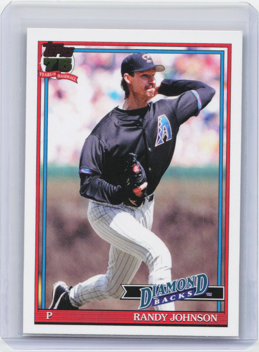 2026 Topps #T91-67 Randy Johnson 1991 Topps Baseball 35th Anniversary